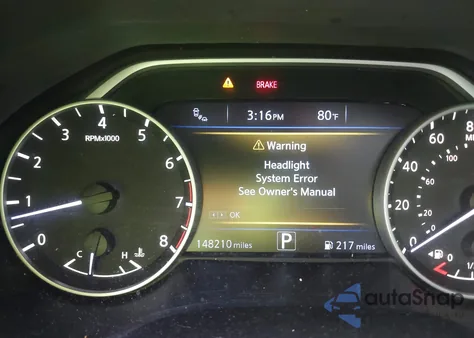 2017 Nissan Maxima 3.5 Platinum z USA, uszkodzony, nr VIN 1N4AA6AP1HC364881